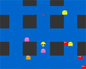 Онлайн игра Pacman 3 Arena
